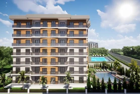 İzmir Çiğlide Havuz Manzaralı, 2+1 Modern Yaşam Alanı