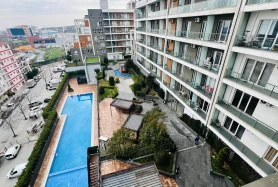 Güzelyurt Gülpark Yaşam Evleri Havuz Manzaralı Eşyalı 2+1 Daire