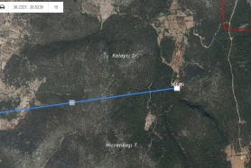 URLA ZEYTİNELİ ÇİFTLİK EVİ AHŞAPTAN ORMAN İÇERİSİNDE TAŞ DUVARLI