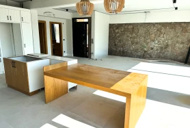 ASSOS KAYALAR KÖYÜ Modern Taş Villa | Ege Denizi Manzaralı