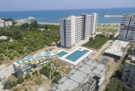 Denize Sıfır Fırsat! 1+1 85 m² | Aqua Parklı Site | Fore Kazıklı Güvenli Yaşam