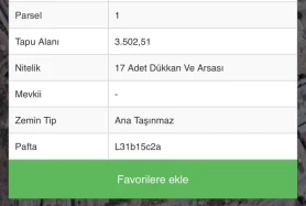 TACİN ESKİ SANAYİ 'DE SATILIK ARSA